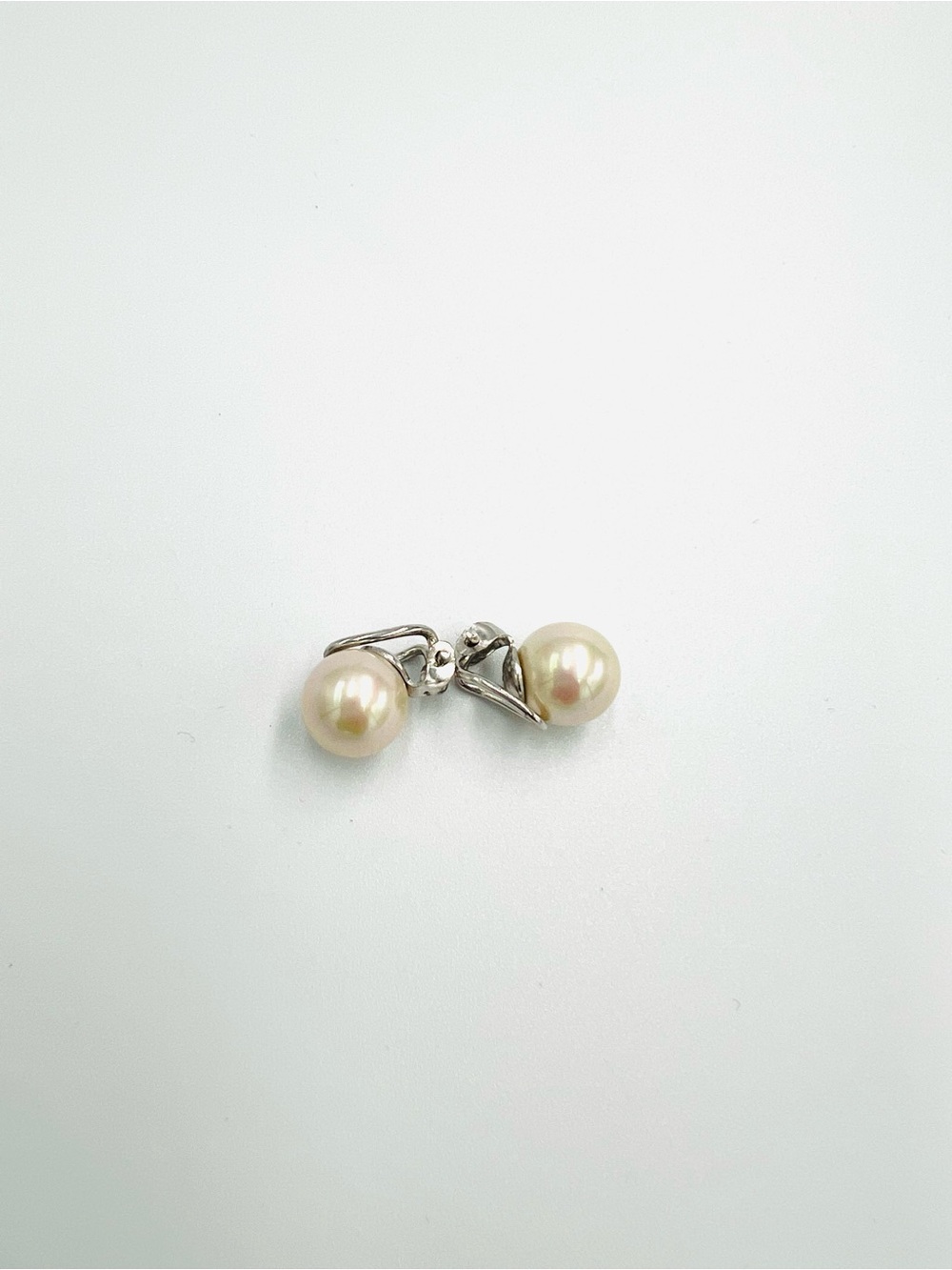 Christian Dior Pearl Clip On Earrings